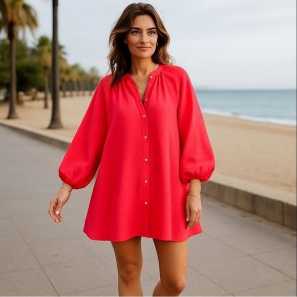 Lilly Pulitzer Other - LILLY PULITZER Swim Andrae Cover-Up Paradise Pucker Seersucker XS